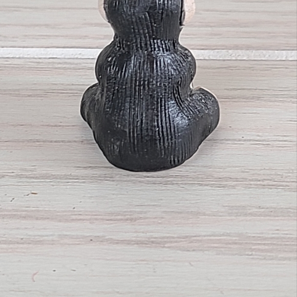 Miniature Mini Clay Monkey Chimpanzee Figurine Handmade Carved Marked Folk Art - Picture 3 of 7